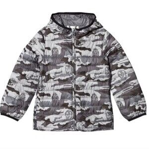 GAP x Star Wars GREY CAMO STAR WARS™ COLDCONTROL LITE PUFFER JACKET Large husky